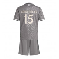 Camiseta Real Madrid Arda Guler #15 Tercera Equipación para niños 2024-25 manga corta (+ pantalones cortos)